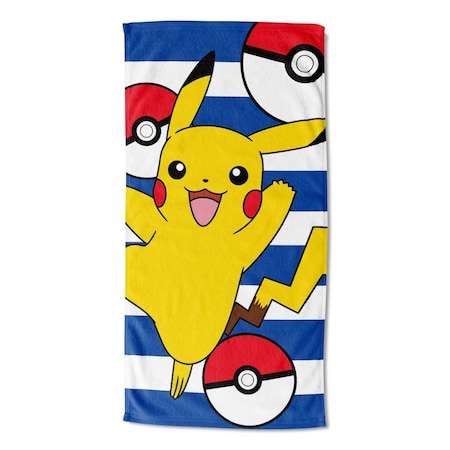 Kd Mobiliario 30 x 60 in.  Beach Pikachu Beach Towel KD3068463